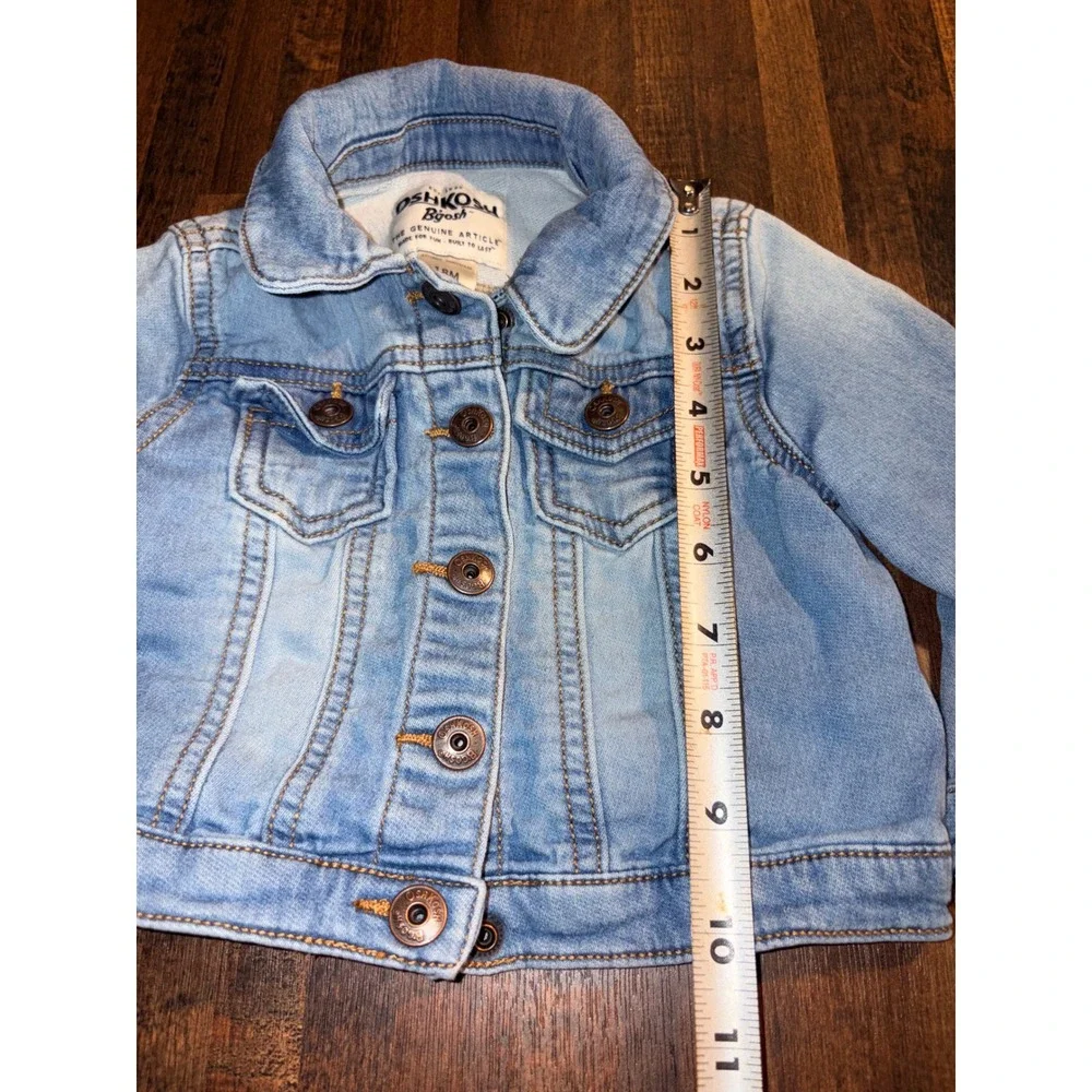 OshKosh B'gosh‎ Toddler 18M Light Wash Denim Jean Jacket Blue